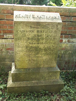 Henry's headstone