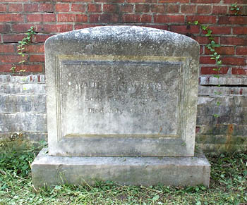 Walter's headstone